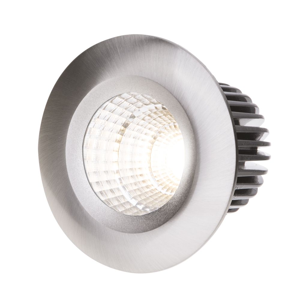 LED-Einbauspot FIXO Nickel gebürstet 3000K 960lm 60°