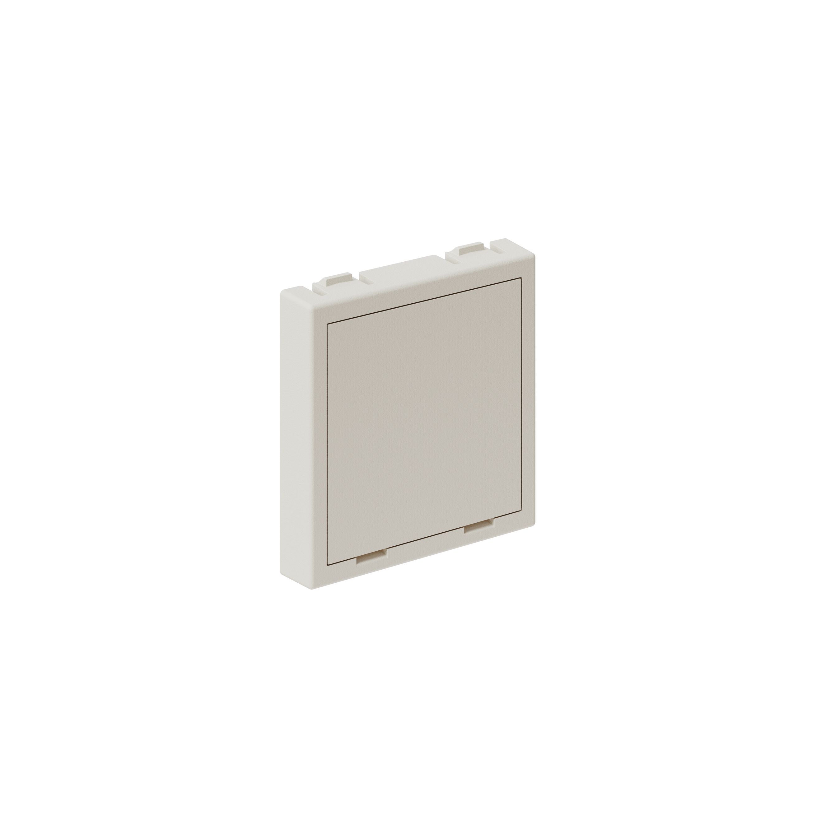 Multimedia-Zubehör 45x45 weiss Blindplatte
