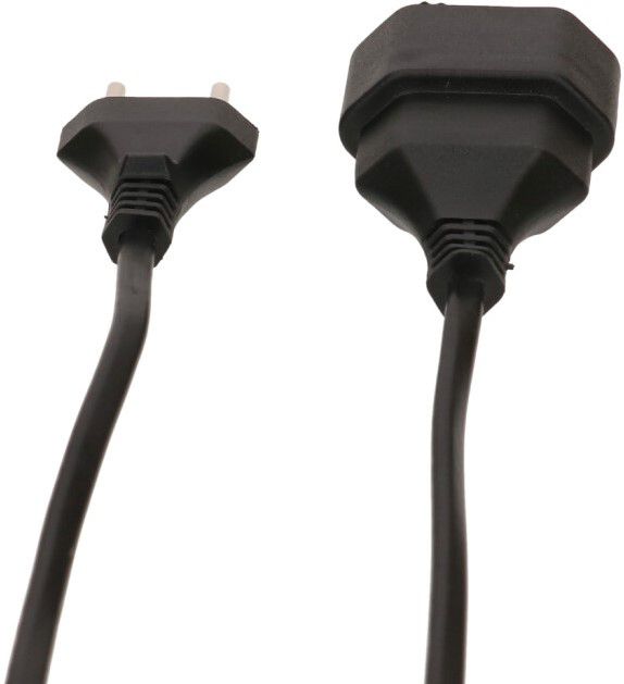 TDF-Verlängerung H05VVH2-F2X1.0 5m schwarz BS Typ 11 / Typ 11