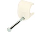 Cable clips 5-7mm white