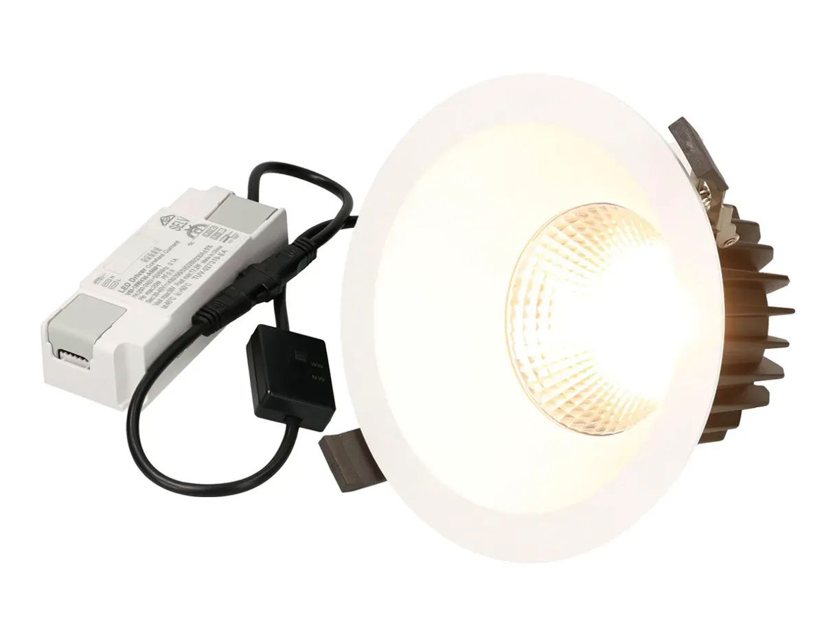 LED-Downlight ATMO 150 bianco 3000+4000K 1745lm 60°