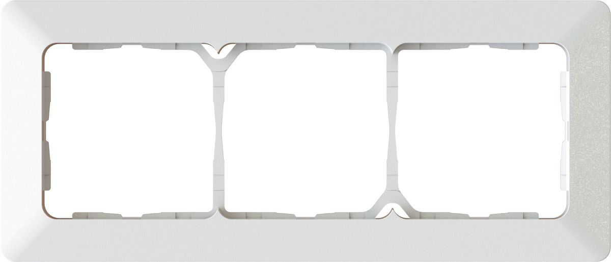 Abdeckrahmen Gr.3x1 UP inkl. Designprofil priamos weiss