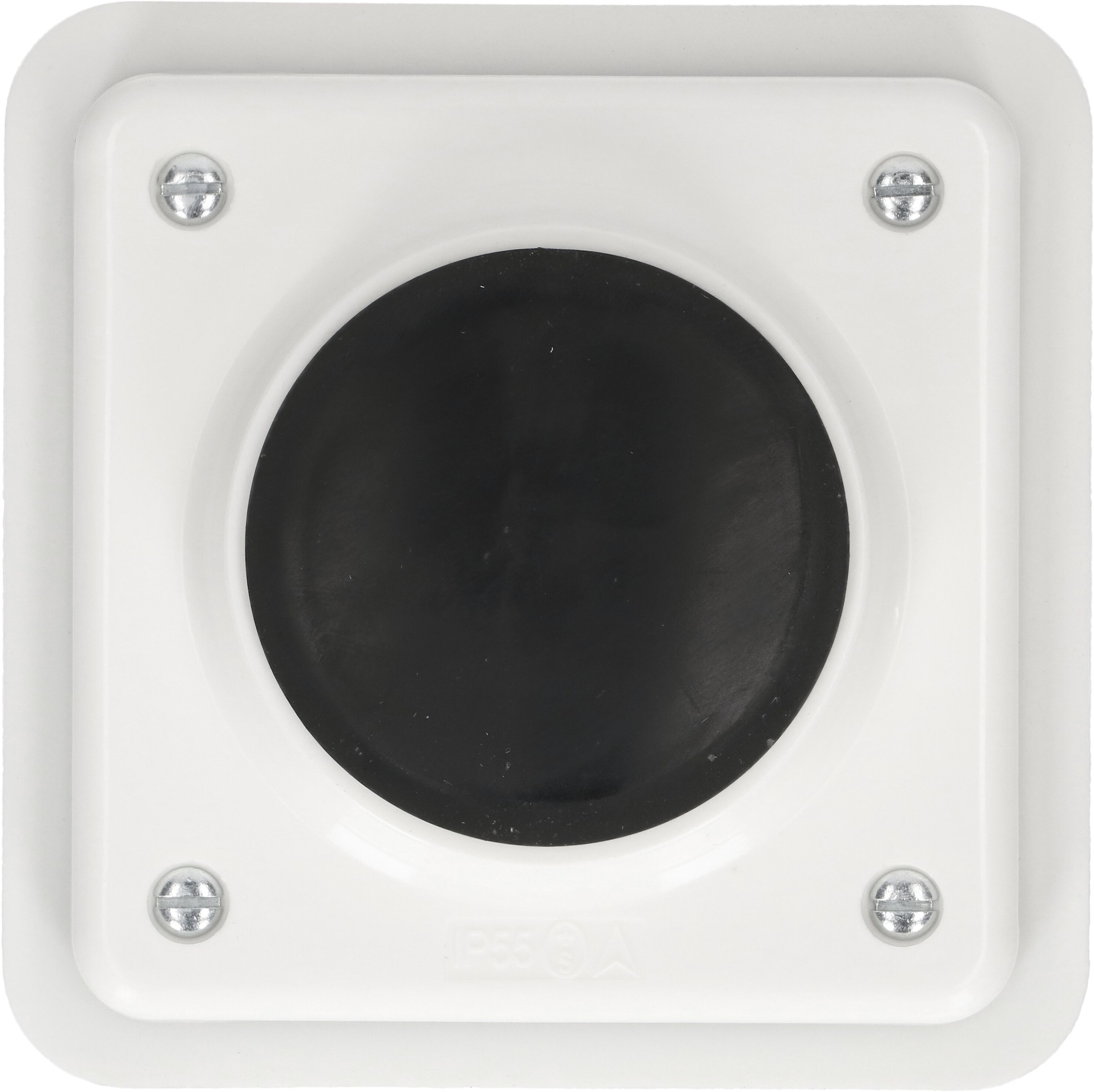 Drucktaster A/R UP Mica Nass IP54 weiss