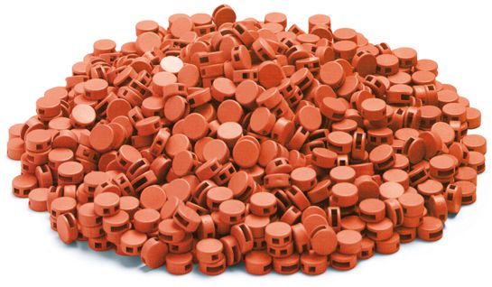 Plombage plastique 8mm orange