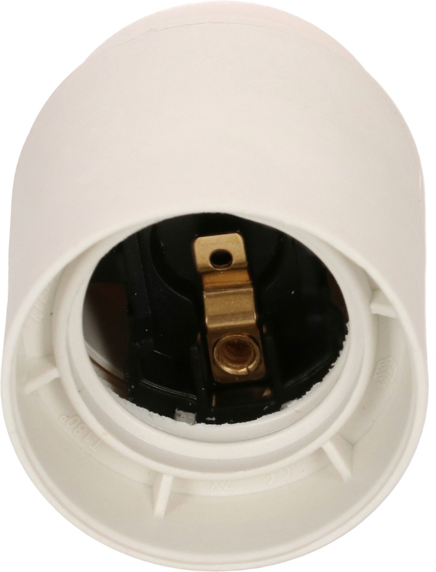 E27 Socket without rim M10x1 / Colour: white