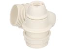 E14-Fassung Randmantel M10x1 weiss
