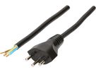 GD-Netzkabel H05RR-F3G1.0 2m schwarz Typ 12