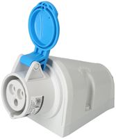 presa per muro CEE 2P+E 230V/16A blu IP44