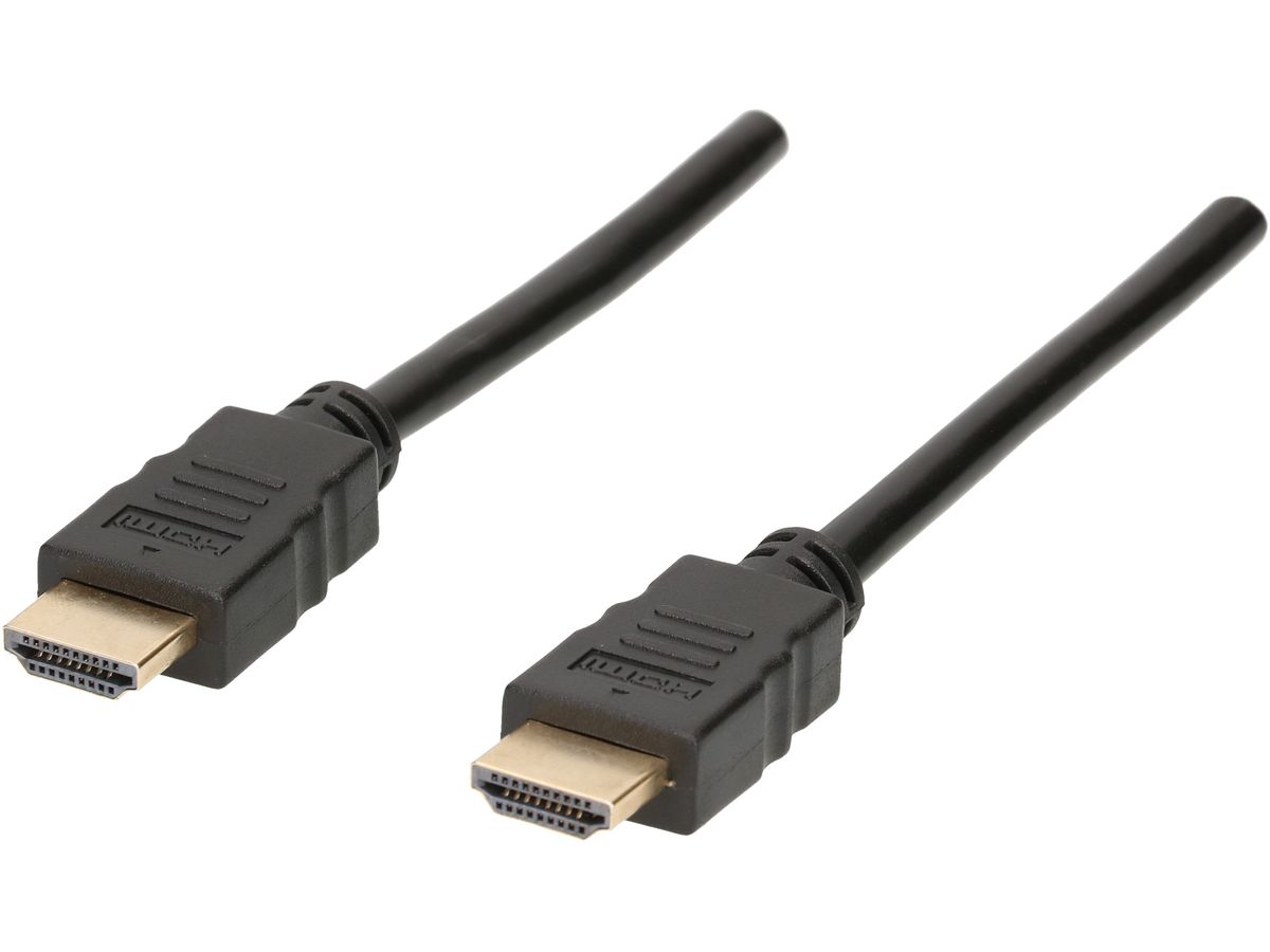 HDMI Kabel 0.7m schwarz High Speed