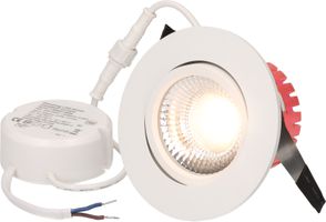 LED-Downlight "SOLVO-IP65" matt white 3000K 38°