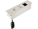 CUBOBOX Steckdosen. weiss S 3-fach 1x Typ 13 1x USB-A/C 1x Leer