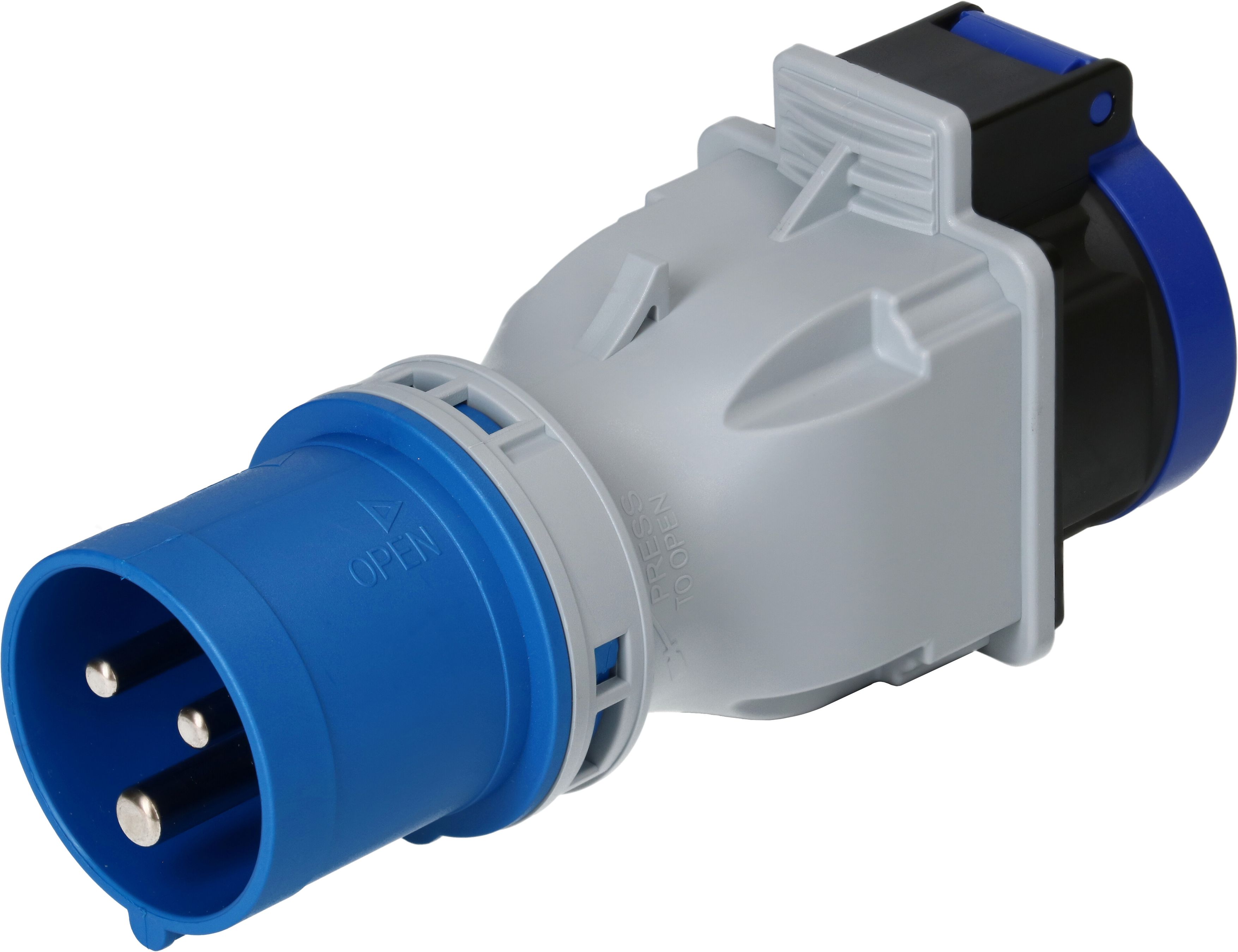 Adaptor CEE-Plug IP44 / Socket type 23 IP55