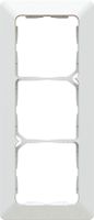cadre de recouvrement ta.3x1 ENC +profil décoratif priamos blanc