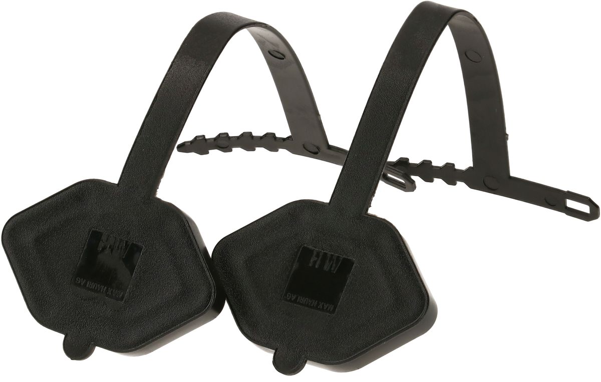 copertura di protezione per presa tipo 13 nero, 2 pezzi