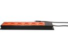 Steckdosenleiste Power Line 6x Typ 13 schwarz/orange 3.0m