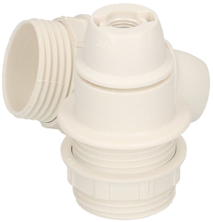 E14-Fassung Randmantel M10x1 weiss