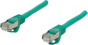 CAT6 S/FTP Netzwerkkabel 0.5m grün