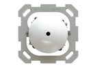 Base with central plate (knob) with lense