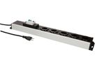 Steckdosenleiste Power Line 5x Typ 13 gr/sw FI 30mA / 10A 1.5m