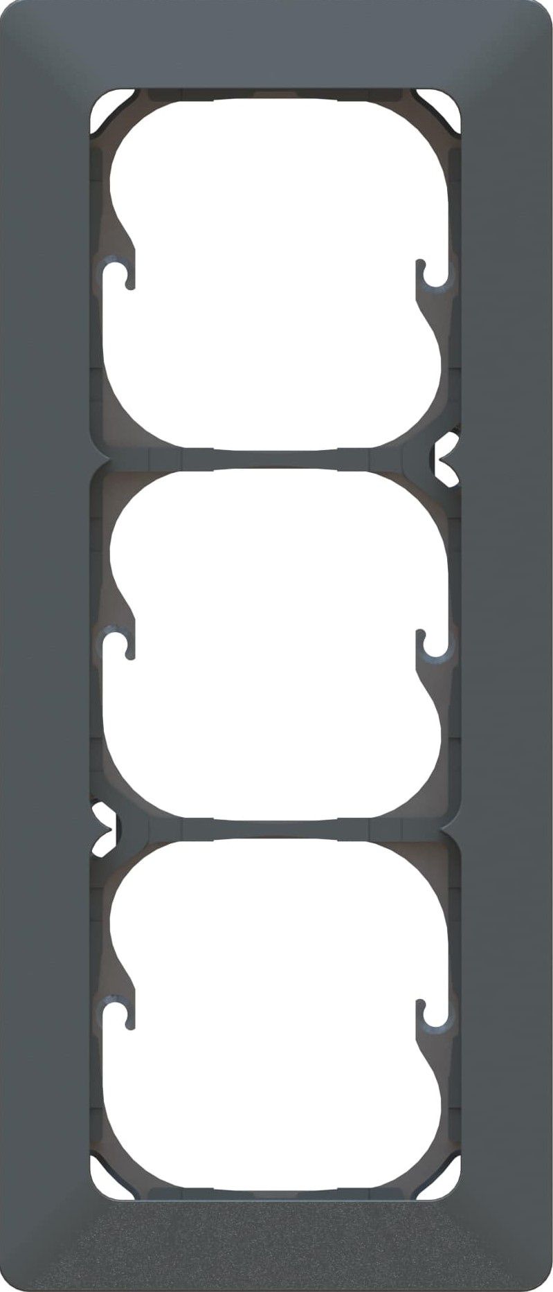 Kopfzeile UP 3x1 senkrecht priamos anthrazit
