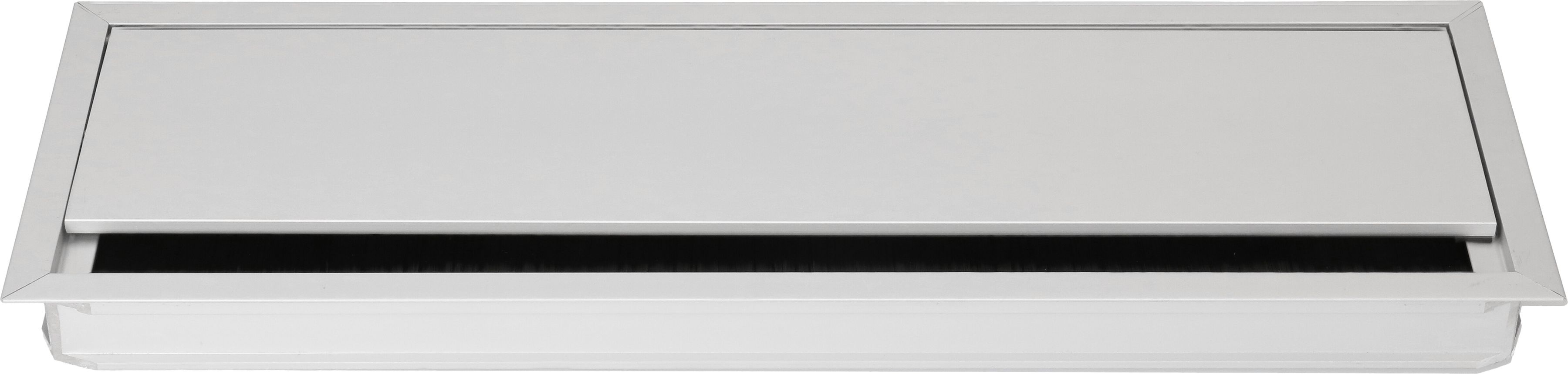 Kabeldurchführung 240mm eckig silber eloxiert