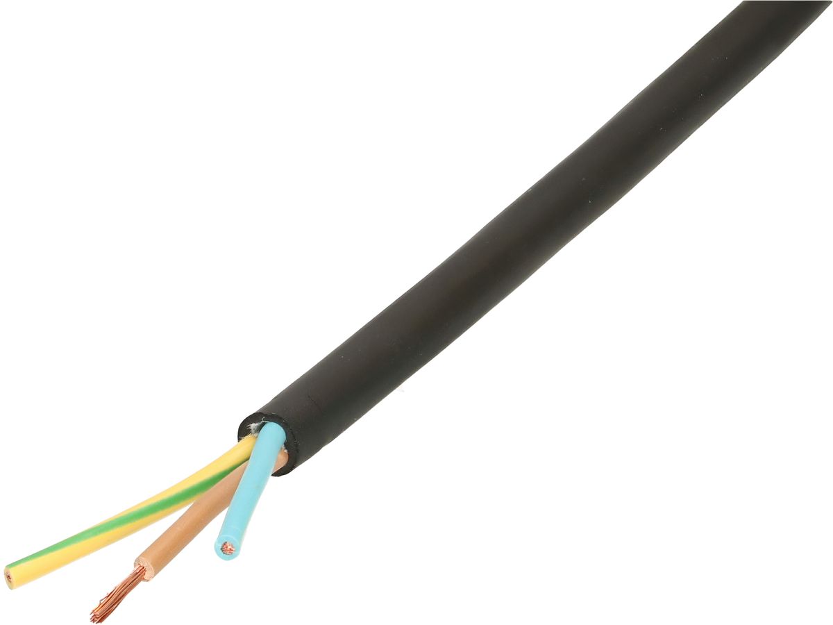 câble GD H05RR-F3G1.0 25m noir