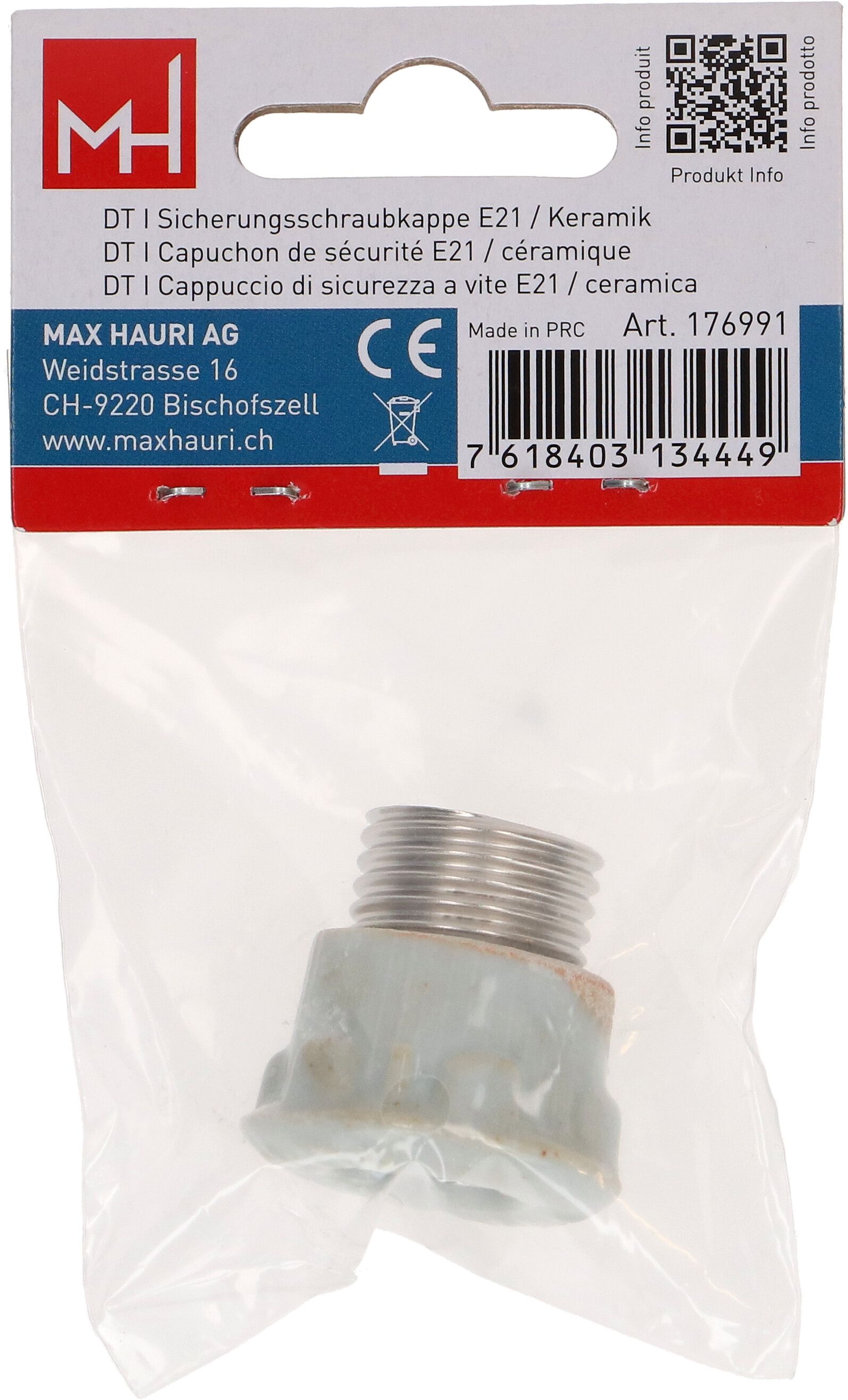 DT I Sicherungsschraubkappe E21