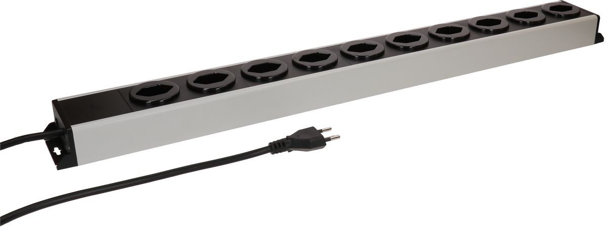 Steckdosenleiste Power Line 10x Typ 13 grau/schwarz 1.5m
