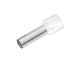 Cosse tubulaire à sertir isolée 0.5mm²/10mm blanc DIN 46228