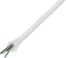 câble textile TD H05VV-F3G1.0 blanc