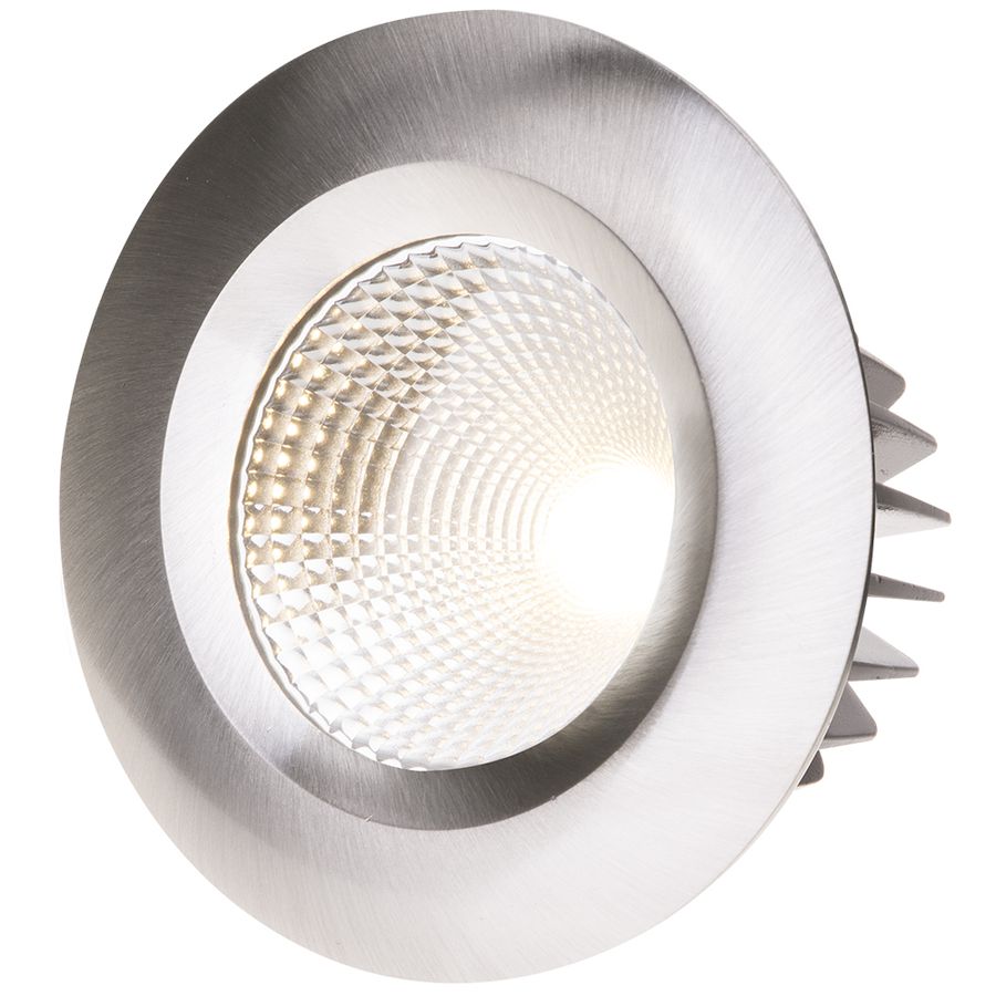 LED-Einbauspot STATO Nickel gebürstet 3000K 960lm 60°