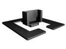 plaque de sol Easy-Floor-Qube noir RAL9005