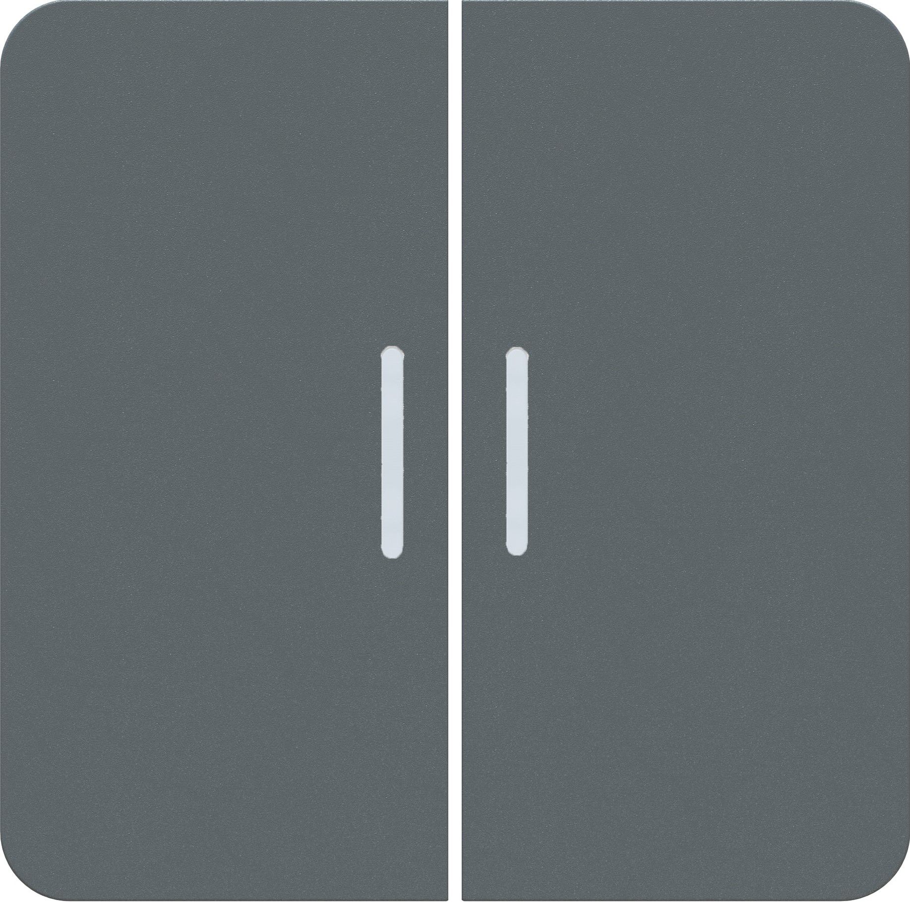 Doppel-Druckschalter/-taster Frontlinse Frontplatte priamos ant