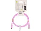 Ladekabel USB-C Silikon 1.5m pink