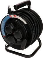 Kabelrolle 3x Typ 13 IP55 20m schwarz