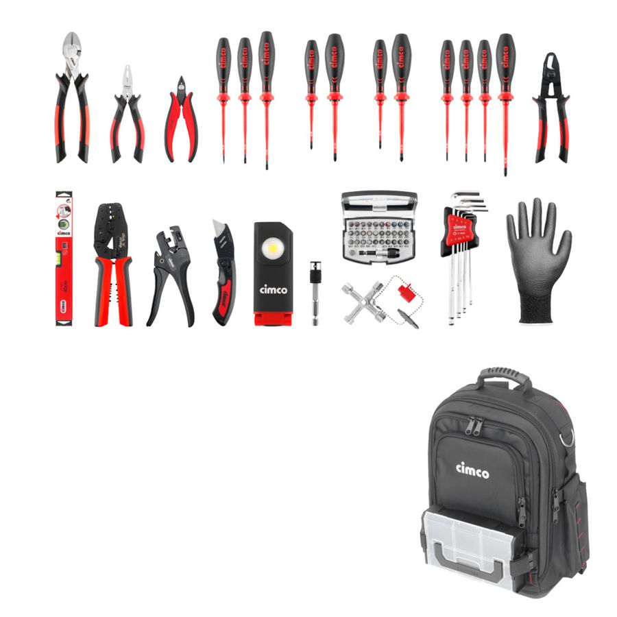 Werkzeugrucksack Ergo XL-30 Industry 35-teilig