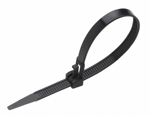 Kabelbinder wiederöffnenbar 7.5x360mm D=100mm 36kp schwarz