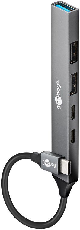 USB-Hub USB-C auf USB-A und USB-C mit PD