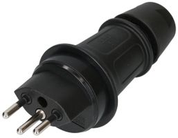 fiche MH Type 13 3 pôles noir IP55