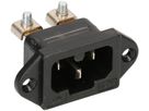 Apparatestecker Typ C16A 3-polig schwarz