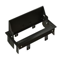 CAP PLUS Einbaurahmen schwarz M 4-fach