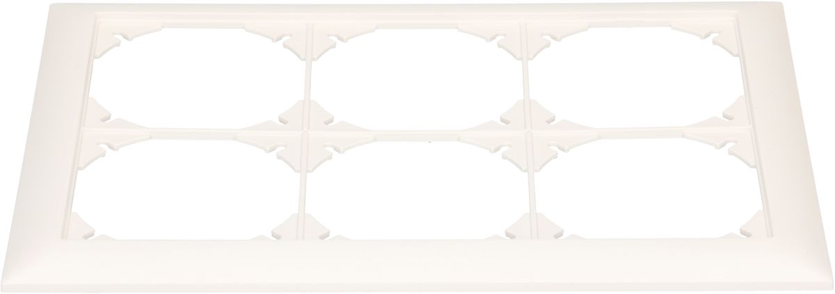 Abdeckrahmen Gr.3x2 UP EdizioDue weiss