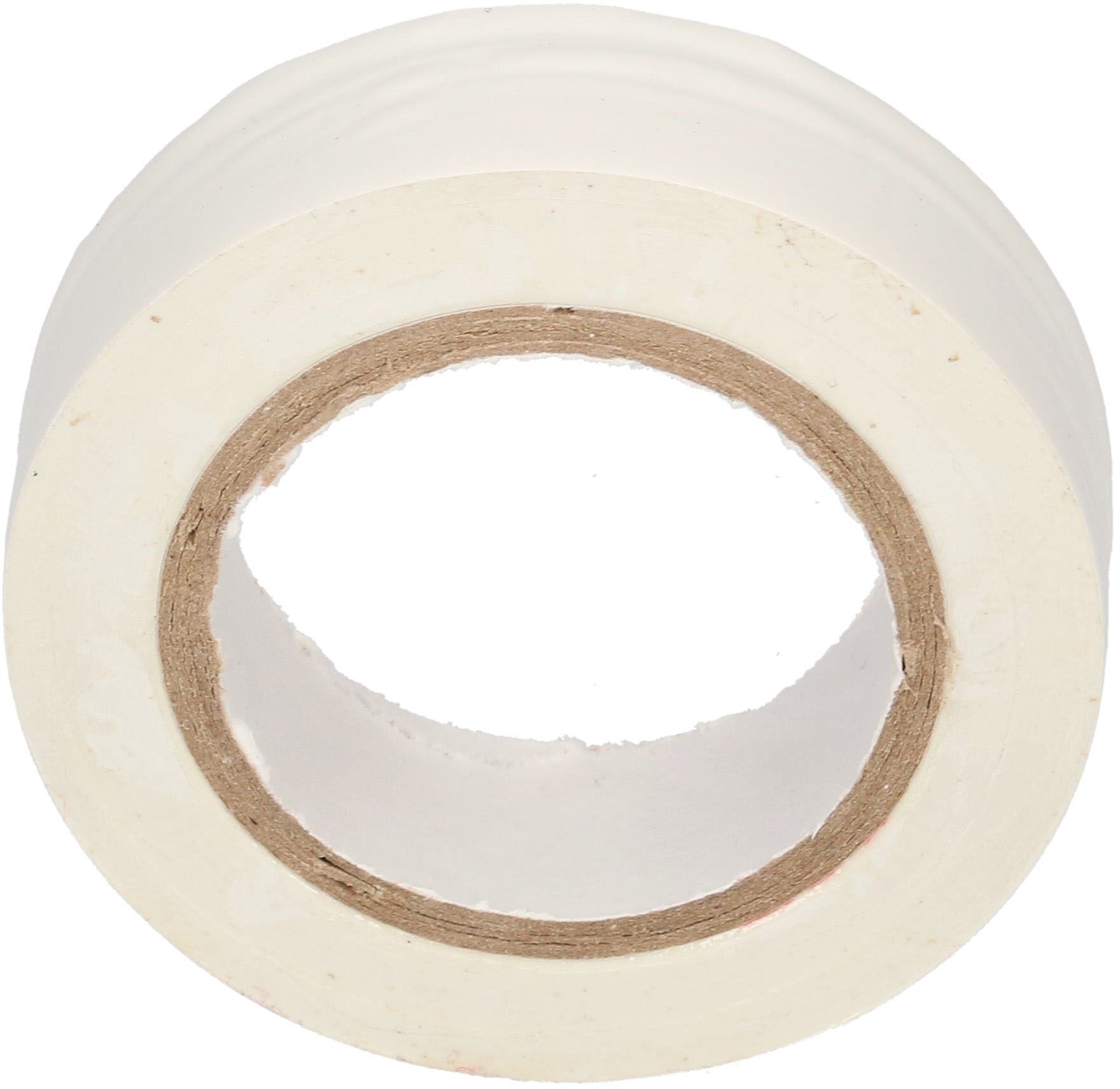 Nastro isolante PVC 0,13mmx15mm L=10m bianco