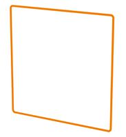 Designprofil Gr.3x3 priamos orange
