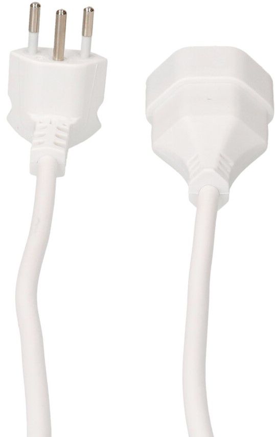 Rallonge TD H05VV-F3G1.0, 5m, blanc, BS