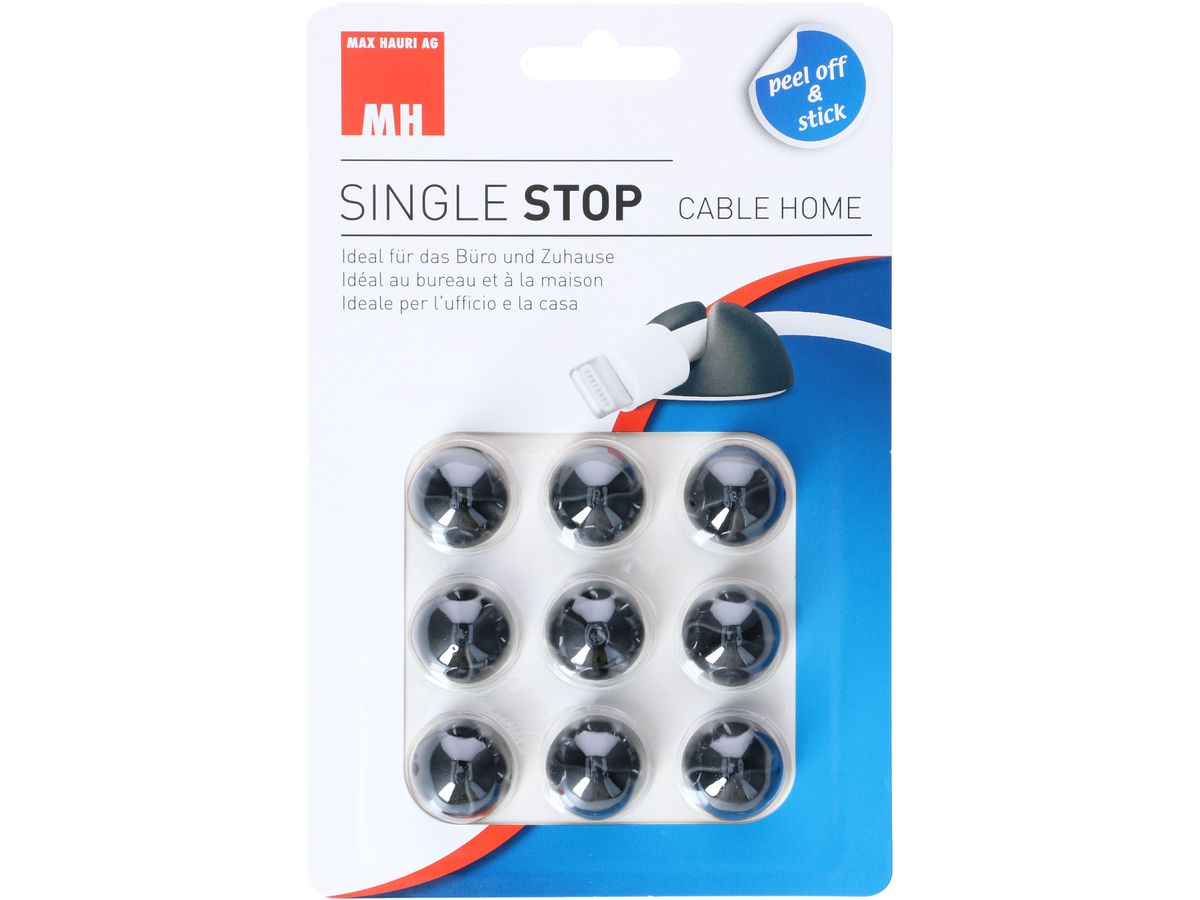 Multipurpose cable clips black