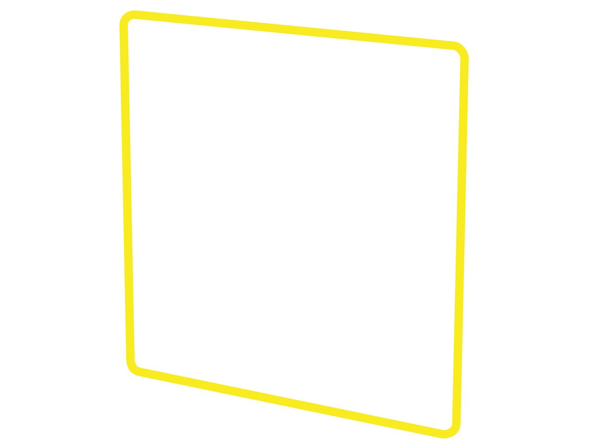 Designprofil Gr.2x2 priamos gelb