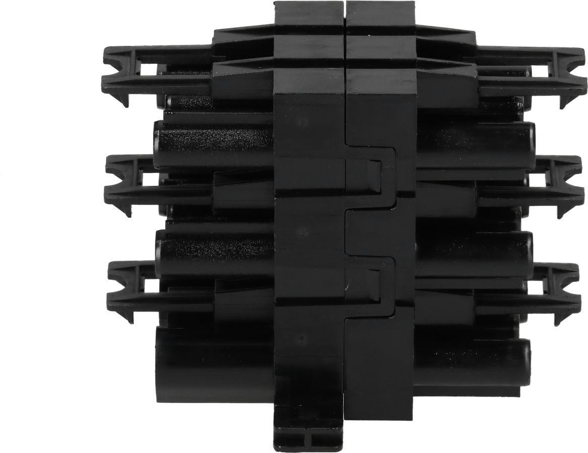 Verteilerblock AC 166 GVH 6/3 schwarz