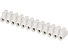 barrete de bornes 1-4mm2 12 pôles blanc 2 pcs.