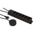 Steckdosenleiste Prime Line 6x Typ 13 sw externer Schalter Magnet